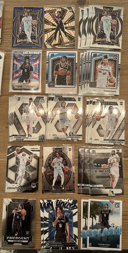 2024-25 NBA Huge Rookie Lot Almost 1000 CARDS Matas Sarr Risacher Castle - Picture 11 of 19