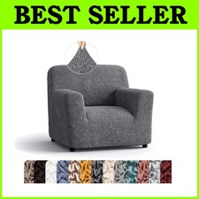 Stretch Armchair Cover Dark Grey - Furniture Protector