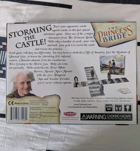 The Princess Bride Card Game Storming the Castle, By toy vault, 2-4 Players 14+ - Picture 3 of 7