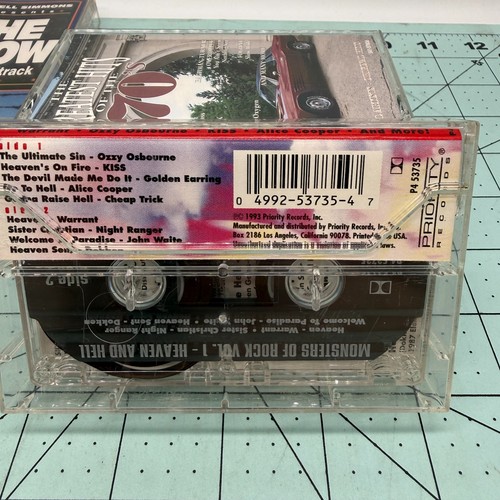 6 Vintage Tape Lot. 70’s And 80’s Rock Toto KISS Ozzy Alice Cooper Loverboy Onyx - Bild 8 von 10