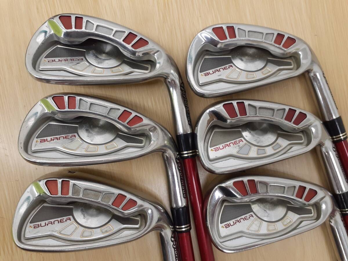 【左利き】TaylorMade BURNER 2007年 アイアンセット ６本 TaylorMade Burner 2007 Iron Set 6pcs 5-PW Original Carbon
