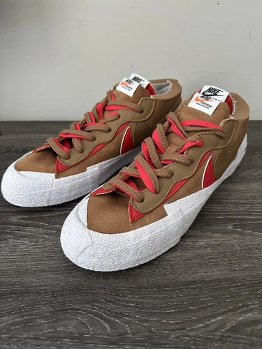 Size 12 - Nike sacai x Blazer Low British Tan