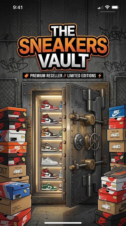 The Sneakers Vault UK Live Event (1£ Start Nike Adidas Converse Puma)