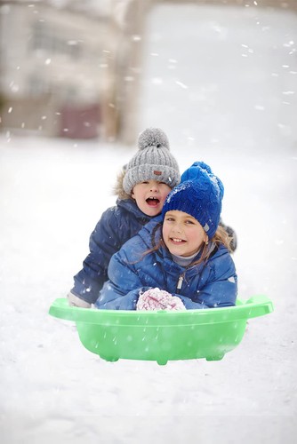Toboggan Snow Sled- 46” Plastic Open Back Sled for Kids and Adults- Heavy Dut... - Picture 6 of 9