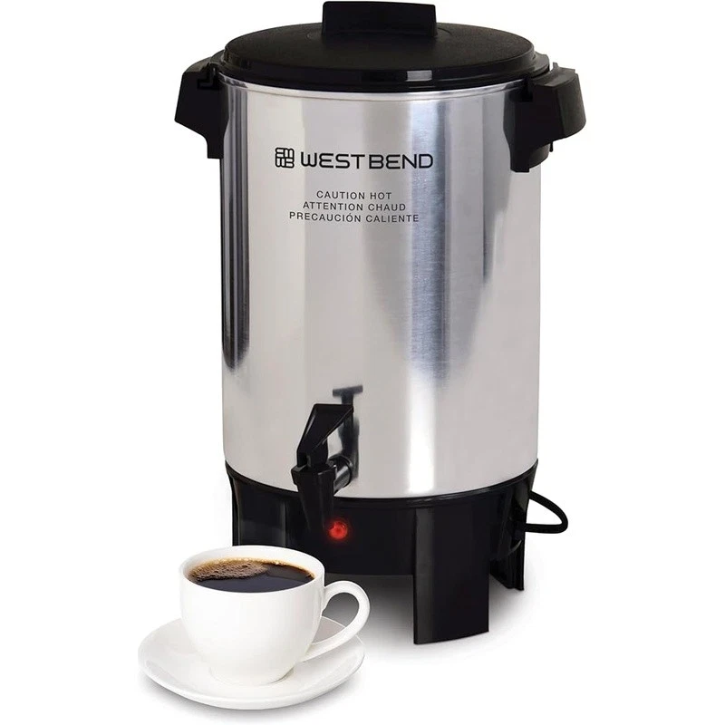 Large Coffee Maker Brews 15 Pints Fast Manual Operation Perfect Parties New