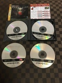 Sega Saturn Game 5 set Neo Genesis Evangelion , Enemy Zero , Gekkamugentan etc