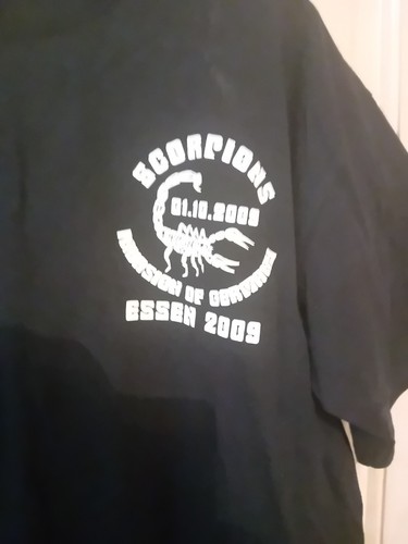 SCORPIONS INVASION OF GERMANY ESSEN 1.10.2009 T SHIRT TOP ZUSTAND - Bild 3 von 4