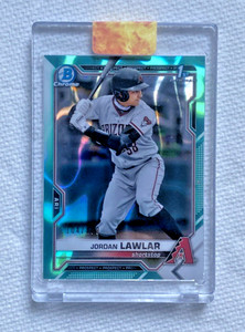 2021 Bowman Draft - Chrome Jordan Lawlar #BDC-194 Aqua Lava Refractor /199 (RC)