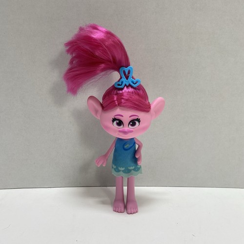 Hasbro Trolls Trollz Movie Puppe 7" Stylin' Poppy mit Kleid & Haarspange - Bild 3 von 7