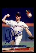 Signed Baseball Card Auto 1993 Ultra #121 Frank Seminara San Diego Padres