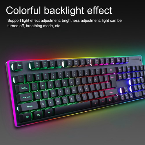 ・Keyboard Mouse 104 Key Wireless Charging 2.4G RGB Luminescence Computer - Picture 16 of 24