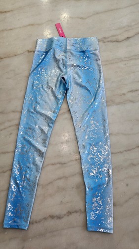 Neu mit Etikett Terez Blue Fantasy Damen-Leggings zum Überziehen Größe XS - Bild 2 von 8