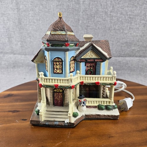 Forever Gifts Colección Pueblo Residencia Casa Navidad Pueblo Decoración Luz - Imagen 1 de 6