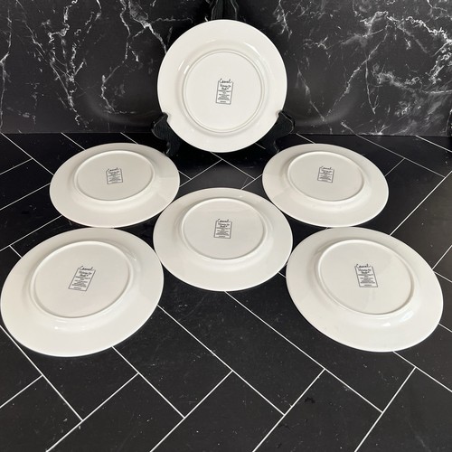 Set of 6 Casual Victoria & Beale Forbidden Fruit Porcelain 7 5/8" Salad Plates - Picture 3 of 4