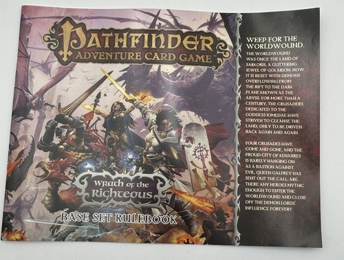 Pathfinder Adventure Card Game Wrath of the Righteous w Adventure Path 1 Deck - Picture 13 of 24