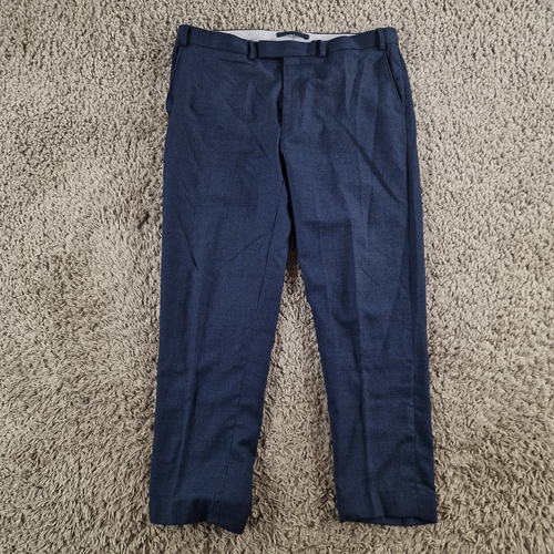 Traje Sartorial Marks and Spencer Alfred Marrón Para Hombre 46 Azul 2 Piezas - Imagen 9 de 14