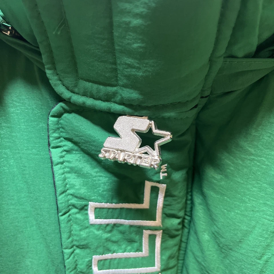 1991 STARTER MARSHALL THUNDERING HERD STARTER PARKA JACKET L 90S - Imagem 4 de 4