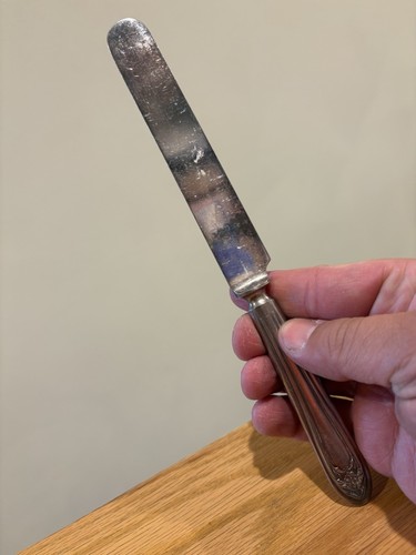 Rogers 1881 Warranted 12 Dwt 9 1/4" Butter Knife - Lot Of 6 - Picture 5 of 16
