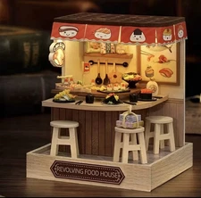 Cozy DIY Miniature Dollhouse Kit Doll House Gift  