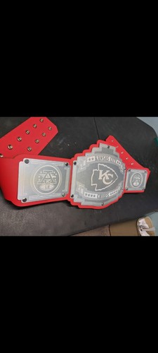 Chiefs Championship Title Belt Wrestling Wwe Ffl Kanss City Fantasy Football - Bild 4 von 5