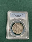 1917 D Walking Liberty Half Dollar PCGS VG8 Obverse Mint