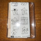 Stampin' Up! "Baby Firsts" Set Of 8 Stamps (2000) Brand New Unmounted