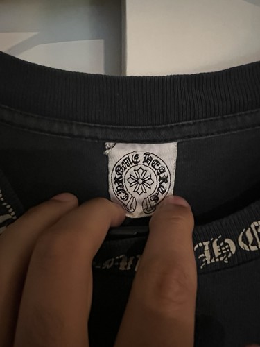 Size Large | Vintage Chrome Hearts Men’s Grey Dagger Long Sleeve T Shirt - Picture 3 of 8
