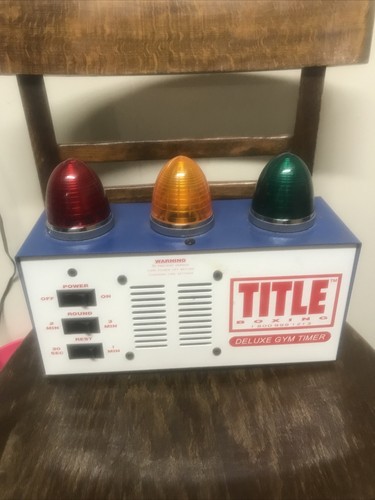 TITLE Boxing Deluxe Gym Timer - funktionstüchtig (braucht gelbe Glühbirne)