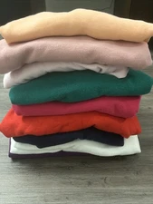 10 Vintage Blank Crewneck Sweatshirts Various Sizes And Brands Multi Colors
