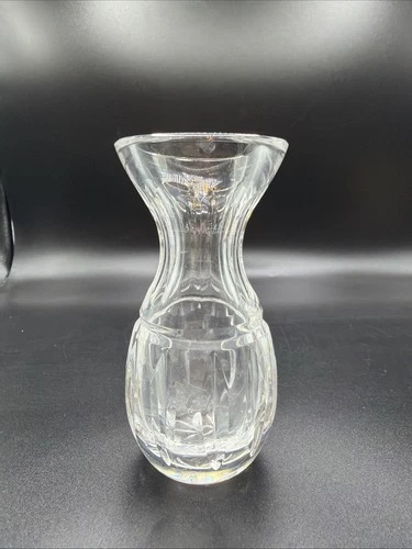 Vintage Beautiful Waterford Crystal 4-inch Alana Violet Bud Vase/ IRELAND