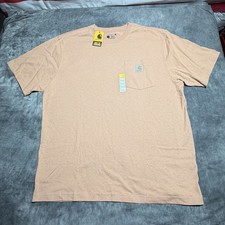 Carhartt Iconic K87 Pocket T Shirt Italian Clay Loose Fit Men  s Large