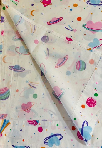 POTTERY BARN KIDS Galaxy Hearts Glo In The Dark Twin Flat Sheet Organic Cotton - Bild 8 von 13