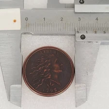 1793 Flowing Hair Large Cents coin As shown in the figure Complete appearance