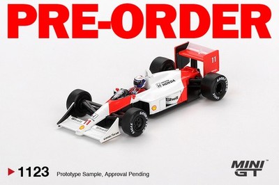 Pre-order) MINI GT #1123 McLaren MP4/4 #11 Alain Prost 1988