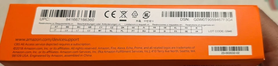 Amazon Fire HD 8 (8th Generation) 16 GB, Wi-Fi, 8 in - Black (without Special... - Image 3 of 3