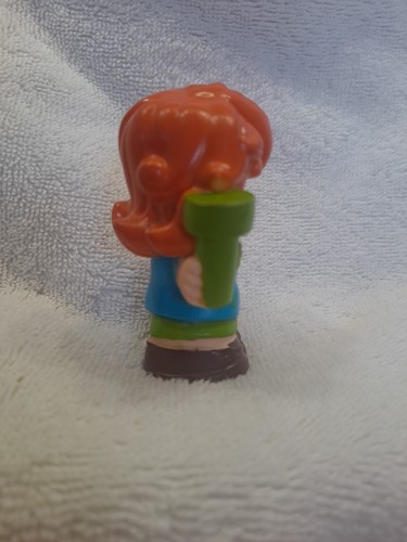 Fisher Price Little People Red Hair Girl Hiking Or Cmping Woth Flashlight Figure - Picture 2 of 6