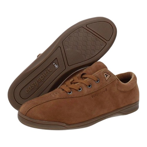 Women's Easy Spirit SEAP1 Suede Dark Natural Sport Walking Shoes Size 6-M New - Picture 11 of 11