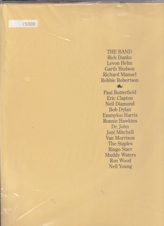 the band last waltz 3x lp sealed 180 gram RSD limited 5000 promo record store da - Image 2 of 2