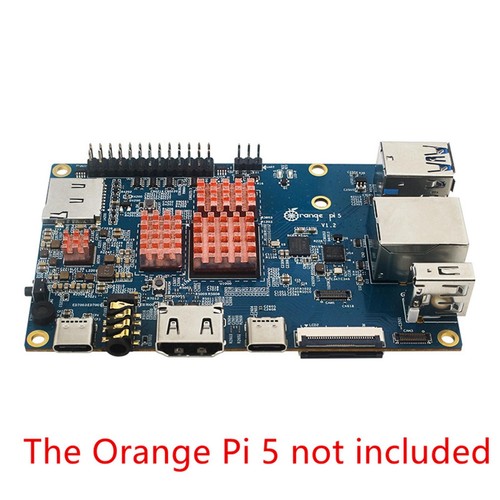 4pcs CPU RAM Copper Adhesive Heat Sinks Heat Dissipation Plate for Orange Pi 5 - Picture 3 of 8