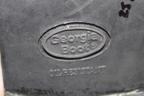 GEORGIA BOOTS Logger lavoro punta tonda 8" G8120 pelle nera uomo US 13W EU 47W - Foto 13 di 16