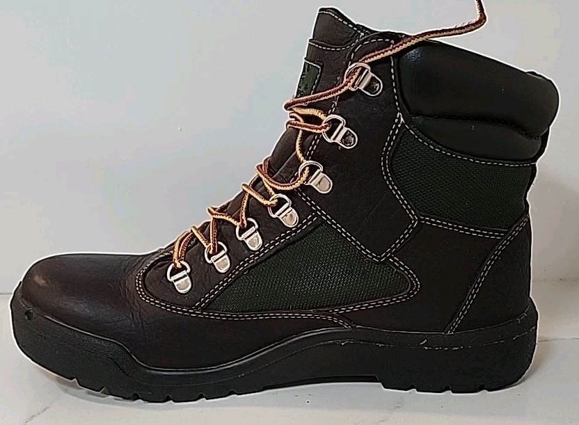 Timberland Field Dark Brown & Green Size 10.5 Men - image 11