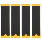 4Pcs M.2 2280 Nvme SSD Heatsink 74x22x3mm Laptop Memory Heatsink Black