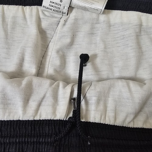 Vintage Nike 90's Y2K Windbreaker Pants Men's Med Black Nylon Lightweight Lined  - Picture 10 of 10