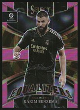 2022-23 Select La Liga Equalizers Pink #18 Karim Benzema /25