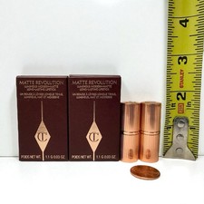 2 Charlotte Tilbury Matte Revolution PILLOW TALK Matte Lipstick MINI 0.03oz 1.1g