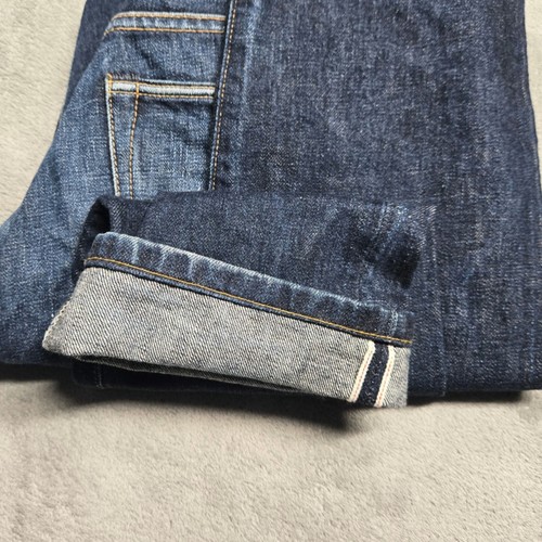 Simon Miller Jeans Mens 32x34 Blue Indio Narrow Selvedge Button Fly Made in USA - Picture 3 of 11