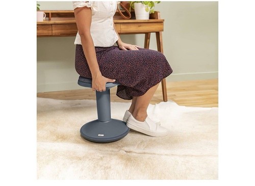 ECR4Kids Sitwell Adjustable  Wobble Stool With Cushion (Grey) - Picture 9 of 15