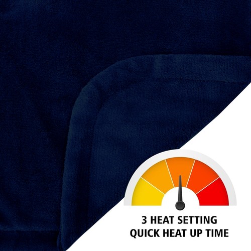 Elektrische Heizdecke Fleece Schal USB Heizung Überwurf Winter Warm Schal - Bild 12 von 26