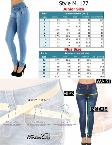 Colombian Design, High Waist, Butt Lift, Levanta Cola, Skinny Jeans - Picture 7 of 7