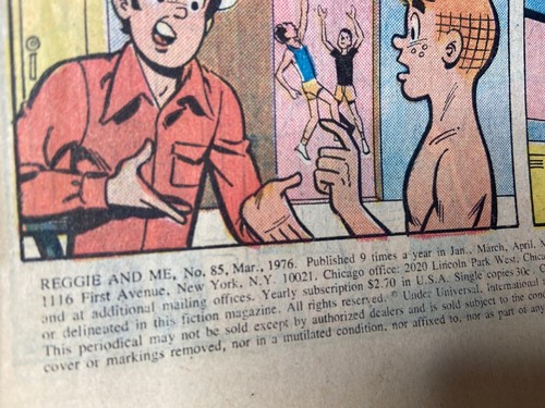 Reggie and Me Comics #85 1976 senza classificazione - Foto 4 di 12
